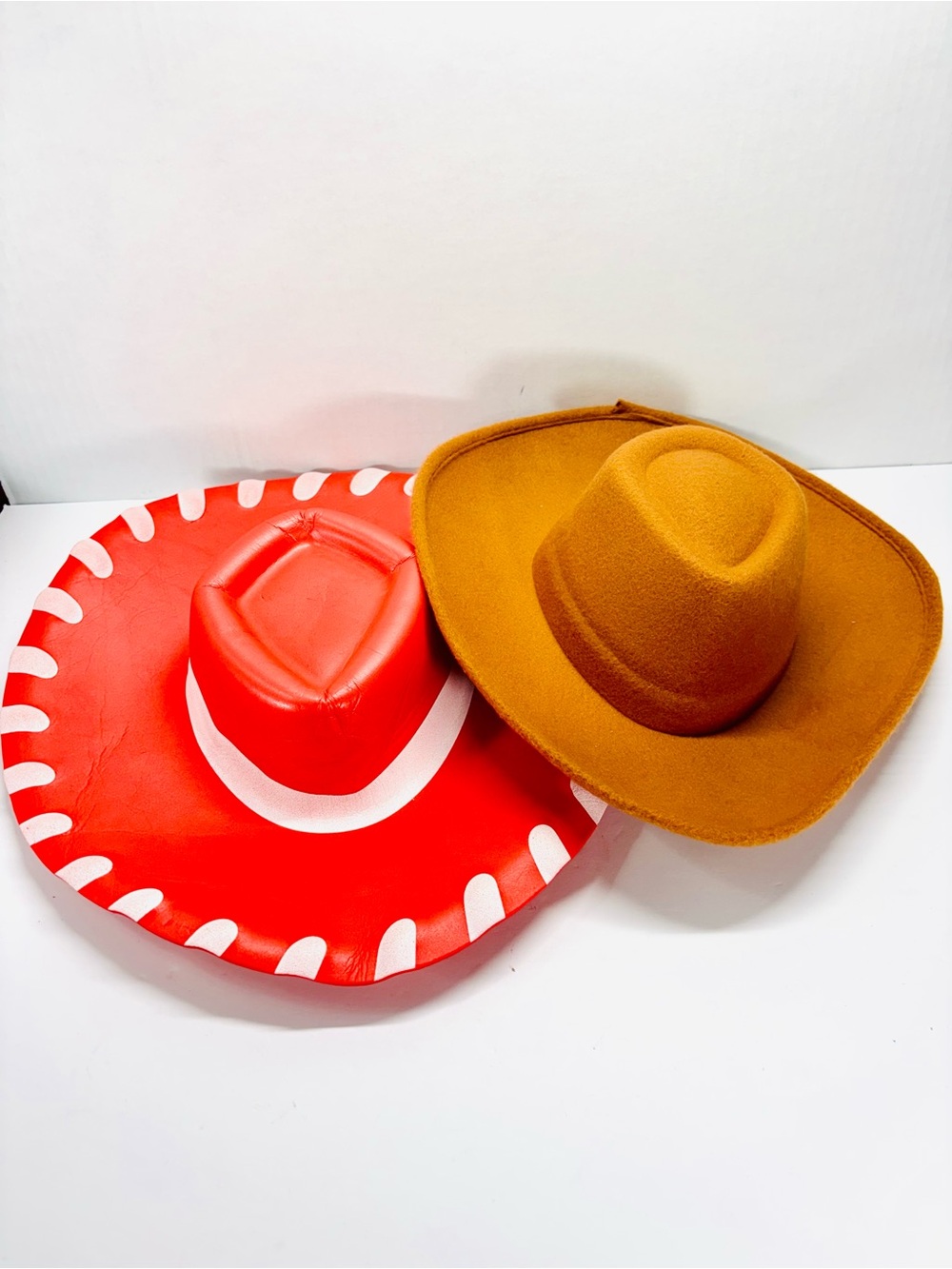 Disney Pixar Toy Story Jessie & Woody Cowboy Hats Child Size Play Costume Foam